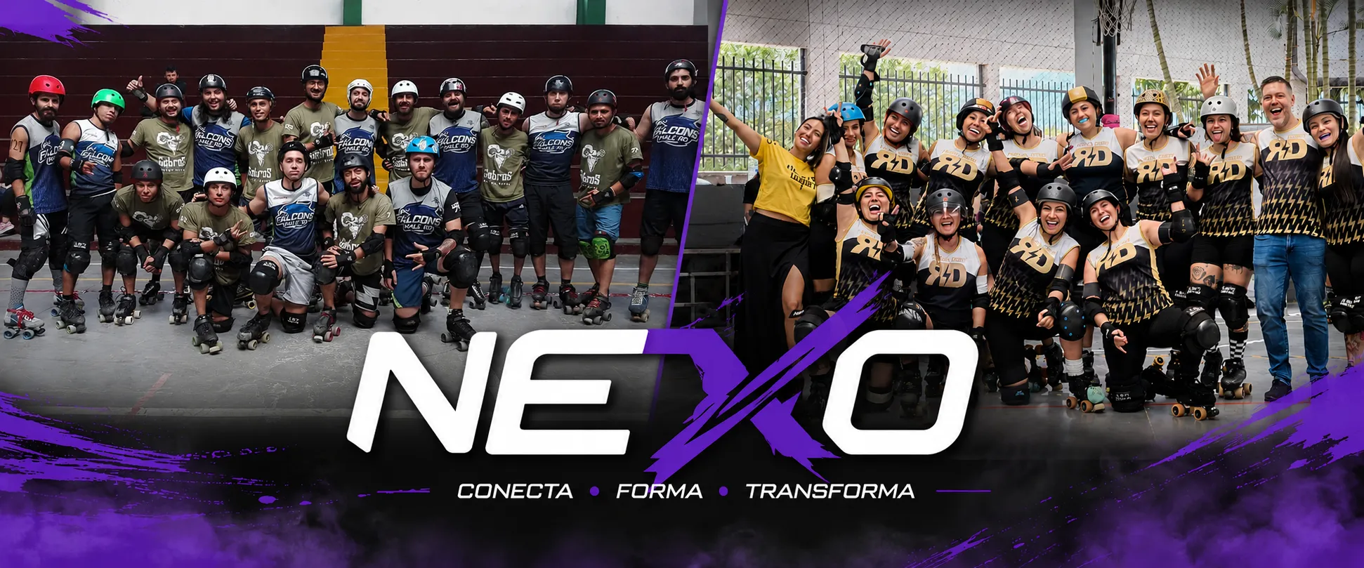 Atletas de Roller Derby en Corporación Deportiva Nexo